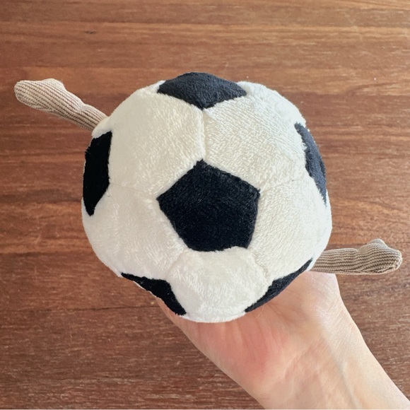 Soccer Ball Plush Keychain Clip Cute Sports Bag Charm Backpack Accessory Gift - Picture 3 of 7